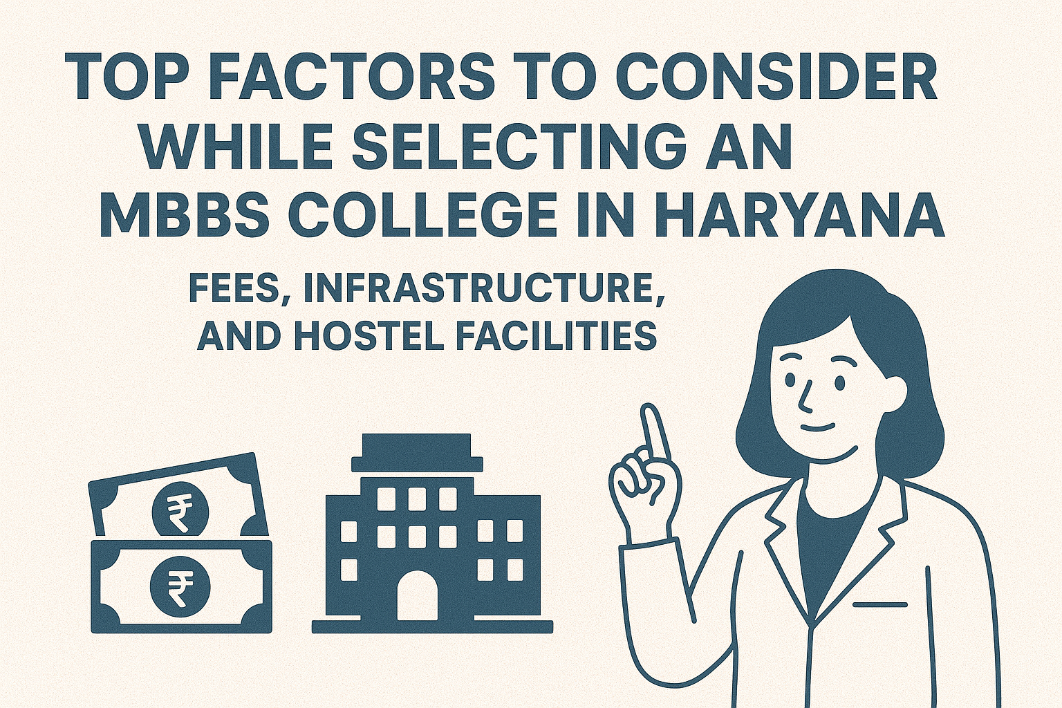 Top Factors to Consider While Selecting an MBBS College in Haryana: Fees, Infrastructure, and Hostel Facilities